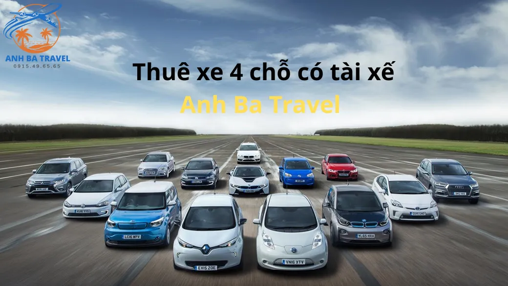Bảng Giá Thuê Xe 4 Chỗ Có Tài Xế Tại TP Hồ Chí Minh - Anh Ba Travel