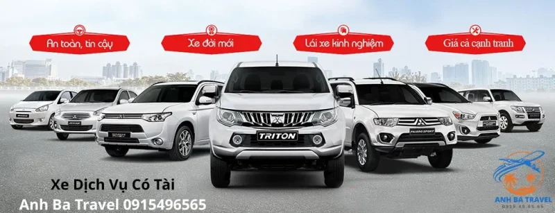 Thuê Xe Dịch Vụ Có Tài Xế Tại Phường Cầu Ông Lãnh - Anh Ba Travel