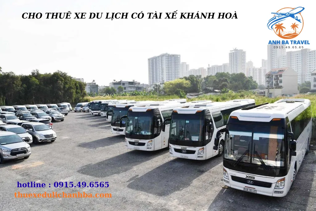 Thuê Xe Dịch Vụ Đi Tỉnh Tại Khánh Hoà Giá Rẻ - Xe 4-7-16-29 Chỗ Có Tài Xế