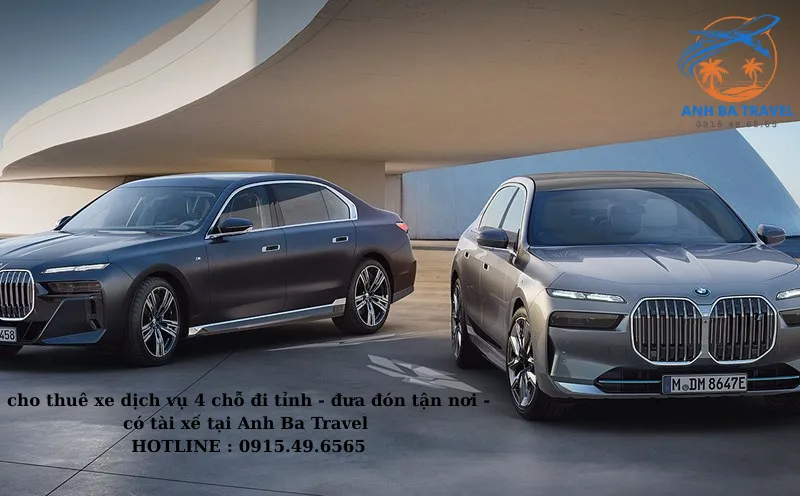 Bảng Giá Xe Dịch Vụ 4 Chỗ - Có Tài Xế Đưa Đón Tận Nơi, An Toàn, Tiết Kiệm